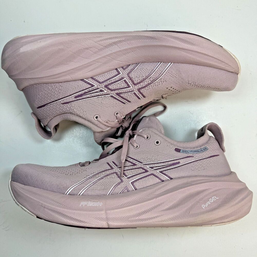 ASICS Gel Nimbus 26 Womens Size 10 Watershed Rose Pink Running Shoes 1012B601 1